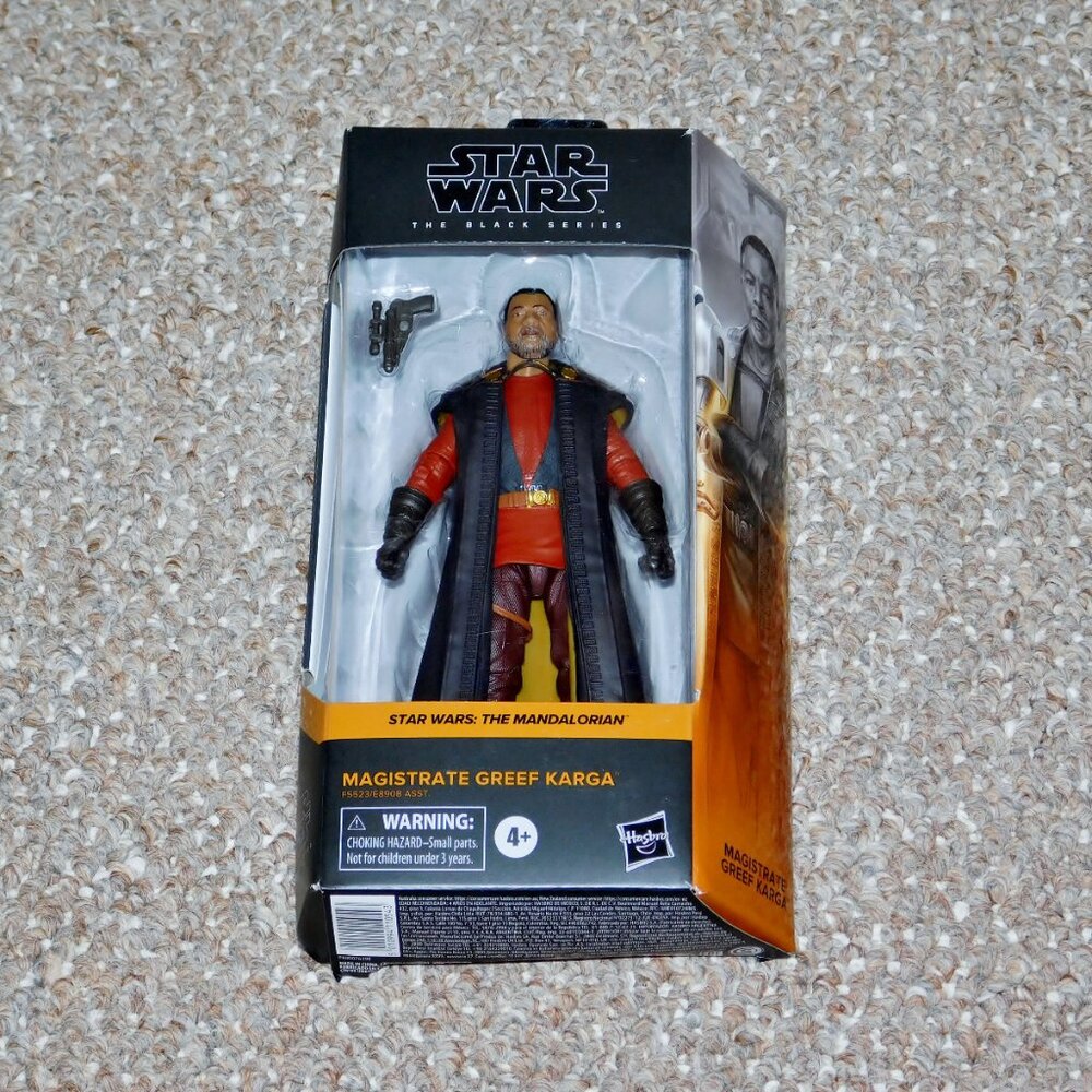 Star Wars: The Mandalorian 6" Black Series Magistrate Greef Karga Figure MIB New
